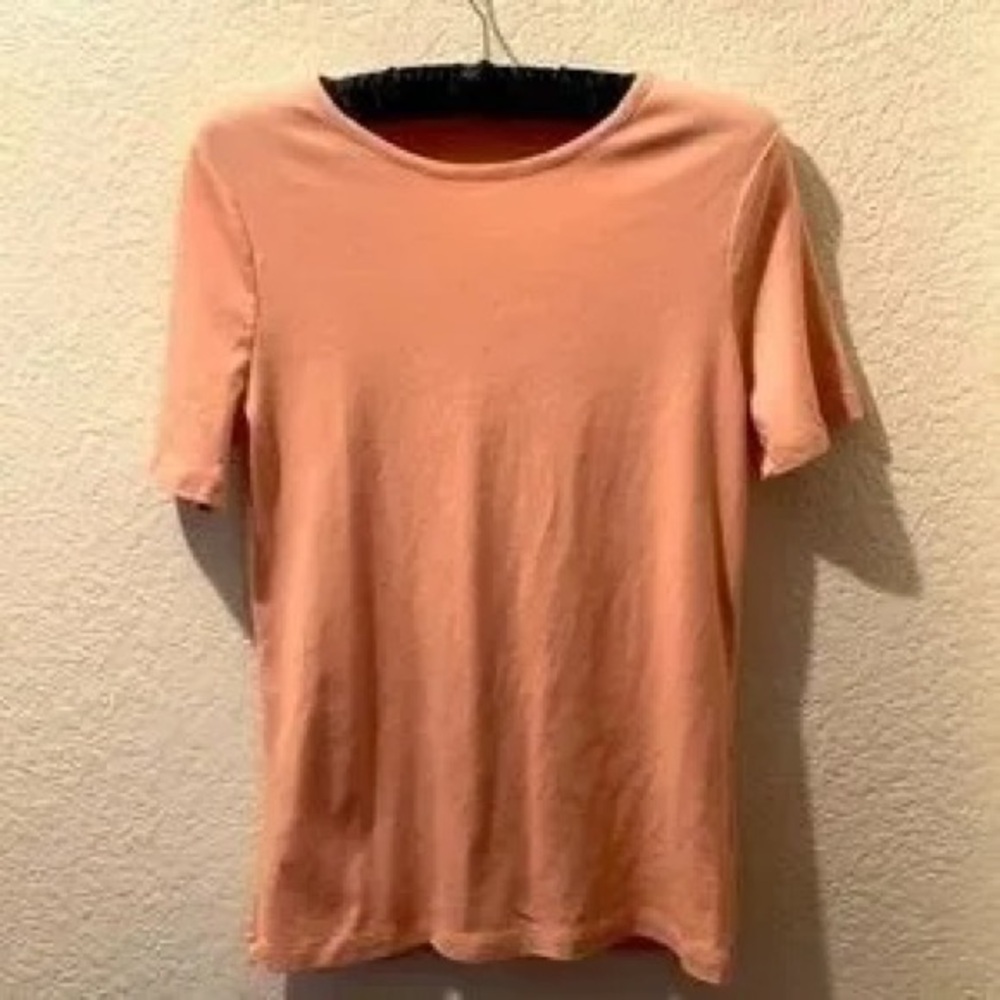 Peach Short Sleeve Women's Top